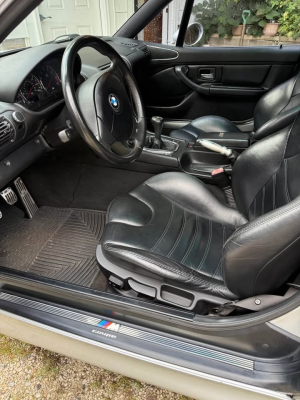 2000 BMW M Coupe in Titanium Silver Metallic over Black Nappa