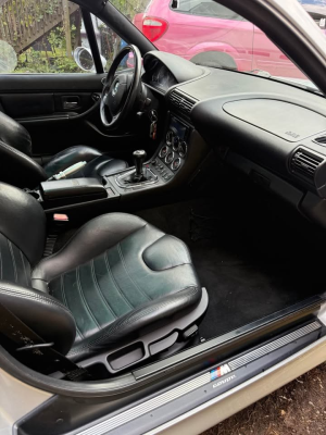 2000 BMW M Coupe in Titanium Silver Metallic over Black Nappa