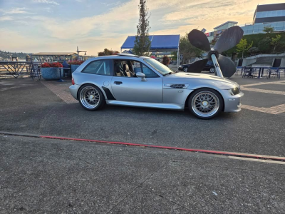 2000 BMW M Coupe in Titanium Silver Metallic over Black Nappa