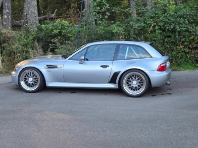2000 BMW M Coupe in Titanium Silver Metallic over Black Nappa