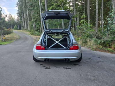 2000 BMW M Coupe in Titanium Silver Metallic over Black Nappa