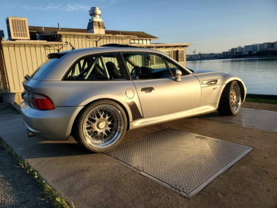 2000 BMW M Coupe in Titanium Silver Metallic over Black Nappa