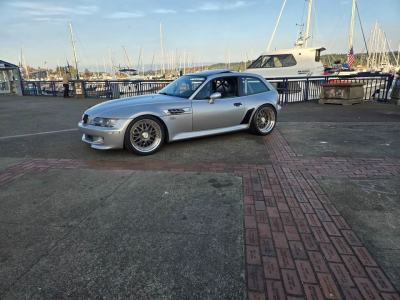 2000 BMW M Coupe in Titanium Silver Metallic over Black Nappa