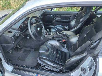 2000 BMW M Coupe in Titanium Silver Metallic over Black Nappa