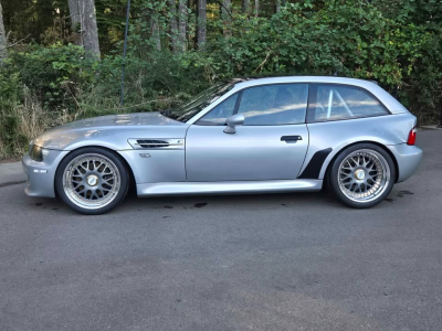 2000 BMW M Coupe in Titanium Silver Metallic over Black Nappa