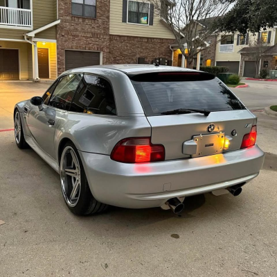 2000 BMW M Coupe in Titanium Silver Metallic over Black Nappa