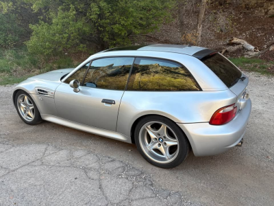 2000 BMW M Coupe in Titanium Silver Metallic over Black Nappa