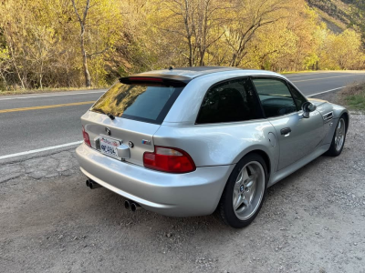 2000 BMW M Coupe in Titanium Silver Metallic over Black Nappa