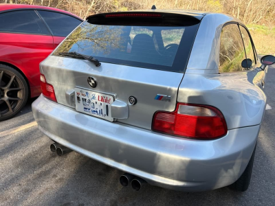 2000 BMW M Coupe in Titanium Silver Metallic over Black Nappa