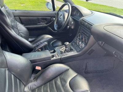 2000 BMW M Coupe in Titanium Silver Metallic over Black Nappa