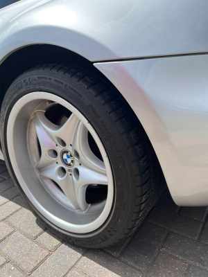 2000 BMW M Coupe in Titanium Silver Metallic over Black Nappa