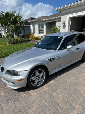 2000 BMW M Coupe in Titanium Silver Metallic over Black Nappa