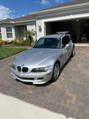 2000 BMW M Coupe in Titanium Silver Metallic over Black Nappa