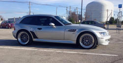 2000 BMW M Coupe in Titanium Silver Metallic over Black Nappa