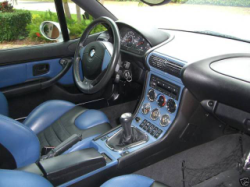 2000 BMW M Coupe in Titanium Silver Metallic over Estoril Blue & Black Nappa - Estoril Blue Interior