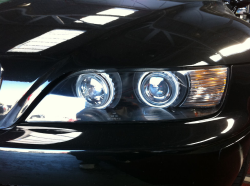 2001 BMW M Coupe in Black Sapphire Metallic over Black Nappa - Headlights