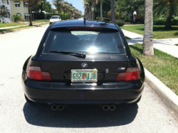 2001 BMW M Coupe in Black Sapphire Metallic over Black Nappa - Back