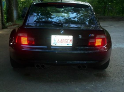 2001 BMW M Coupe in Black Sapphire Metallic over Black Nappa - Back