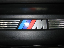 2001 BMW M Coupe in Black Sapphire Metallic over Black Nappa - Door Sill