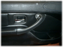 2001 BMW M Coupe in Black Sapphire Metallic over Black Nappa - Driver Door Detail