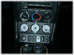 2001 BMW M Coupe in Black Sapphire Metallic over Black Nappa - Center Console