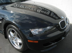 2001 BMW M Coupe in Black Sapphire Metallic over Black Nappa - Hood Detail