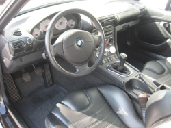 2001 BMW M Coupe in Black Sapphire Metallic over Black Nappa - Interior