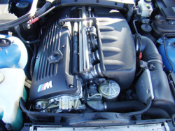 2001 BMW M Coupe in Estoril Blue Metallic over Dark Gray & Black Nappa
