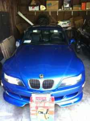 2001 BMW M Coupe in Estoril Blue Metallic over Black Nappa - Front