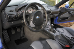 2001 BMW M Coupe in Estoril Blue Metallic over Dark Gray & Black Nappa - Interior