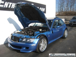 2001 BMW M Coupe in Estoril Blue Metallic over Estoril Blue & Black Nappa - Hood