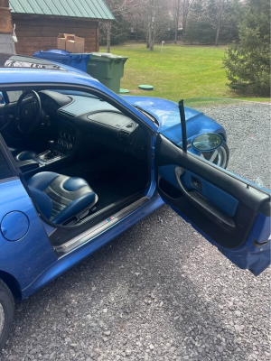 2001 BMW M Coupe in Estoril Blue Metallic over Estoril Blue & Black Nappa