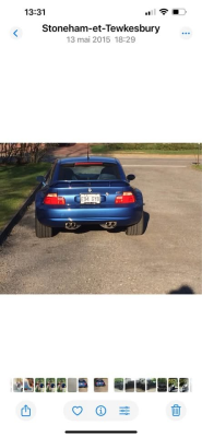 2001 BMW M Coupe in Estoril Blue Metallic over Estoril Blue & Black Nappa