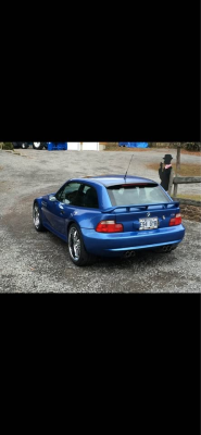 2001 BMW M Coupe in Estoril Blue Metallic over Estoril Blue & Black Nappa