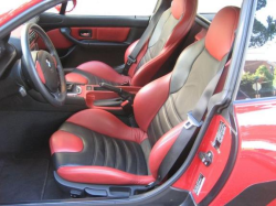 2001 BMW M Coupe in Imola Red 2 over Imola Red & Black Nappa - Interior
