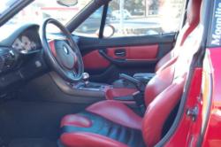 2001 BMW M Coupe in Imola Red 2 over Imola Red & Black Nappa - Seats