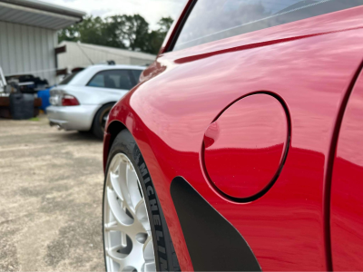 2001 BMW M Coupe in Imola Red 2 over Black Nappa