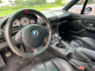 2001 BMW M Coupe in Imola Red 2 over Black Nappa