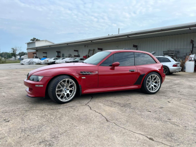 2001 BMW M Coupe in Imola Red 2 over Black Nappa