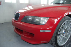 2001 BMW M Coupe in Imola Red 2 over Imola Red & Black Nappa - Front  Bumper Detail