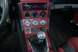 2001 BMW M Coupe in Imola Red 2 over Imola Red & Black Nappa - Center Console