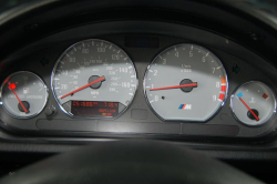 2001 BMW M Coupe in Imola Red 2 over Imola Red & Black Nappa - Gauges