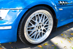 2001 BMW M Coupe in Laguna Seca Blue over Laguna Seca Blue & Black Nappa - Front Driver Wheel