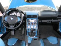 2001 BMW M Coupe in Laguna Seca Blue over Laguna Seca Blue & Black Nappa - Interior