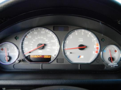 2001 BMW M Coupe in Laguna Seca Blue over Laguna Seca Blue & Black Nappa - Gauges