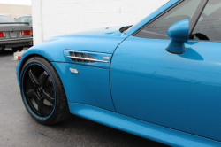 2001 BMW M Coupe in Laguna Seca Blue over Laguna Seca Blue & Black Nappa - Side Detail