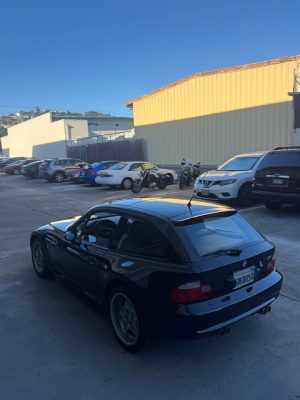 2001 BMW M Coupe in Black Sapphire Metallic over Black Nappa