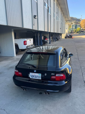 2001 BMW M Coupe in Black Sapphire Metallic over Black Nappa