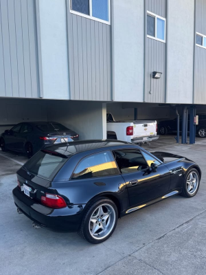 2001 BMW M Coupe in Black Sapphire Metallic over Black Nappa