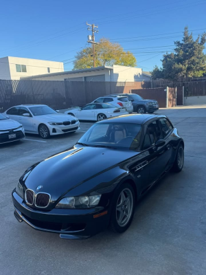 2001 BMW M Coupe in Black Sapphire Metallic over Black Nappa